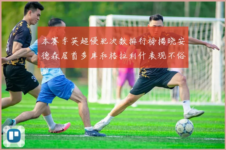 本赛季英超侵犯次数排行榜揭晓安德森居首多库和格拉利什表现不俗